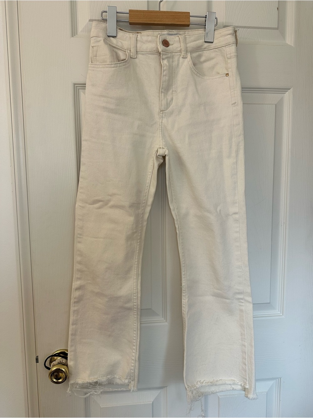 ZARA Cream Jeans